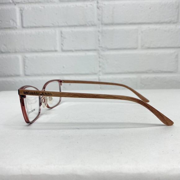 Michael Kors MK-HT-0074-14 Eyeglasses 55-15-140 Maroon Metal and Wood H2506‎ main image 6